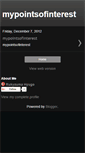 Mobile Screenshot of mypointsofinterest.blogspot.com