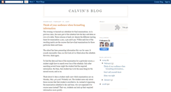 Desktop Screenshot of calvin-sun.blogspot.com