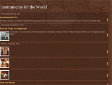 Tablet Screenshot of instrumentsfortheworld.blogspot.com