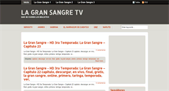 Desktop Screenshot of lagransangretv.blogspot.com