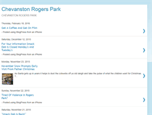 Tablet Screenshot of chevanstonrogerspark.blogspot.com