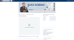 Desktop Screenshot of joaoecredio.blogspot.com