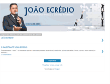 Tablet Screenshot of joaoecredio.blogspot.com
