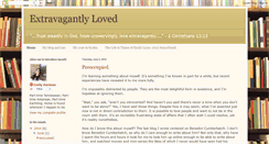 Desktop Screenshot of extravagantlyloved.blogspot.com