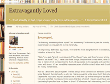 Tablet Screenshot of extravagantlyloved.blogspot.com