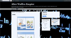 Desktop Screenshot of alterwaffenempire.blogspot.com