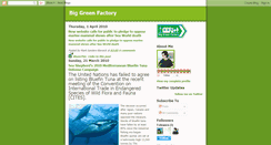 Desktop Screenshot of biggreenfactory.blogspot.com