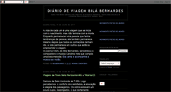 Desktop Screenshot of diariodeviagembilabernardes.blogspot.com