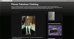 Desktop Screenshot of piecesfabclothing.blogspot.com