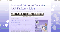 Desktop Screenshot of fatloss4dummiesidiots.blogspot.com