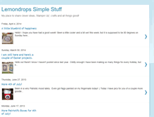 Tablet Screenshot of lemondropssimplestuff.blogspot.com