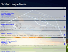 Tablet Screenshot of christianleaguemonz.blogspot.com