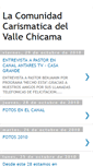 Mobile Screenshot of lacomunidadcarismaticadelvallechicama.blogspot.com