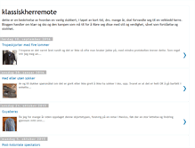 Tablet Screenshot of klassiskherremote.blogspot.com