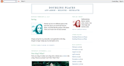 Desktop Screenshot of doublingplaces.blogspot.com