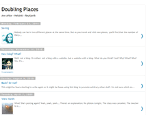 Tablet Screenshot of doublingplaces.blogspot.com