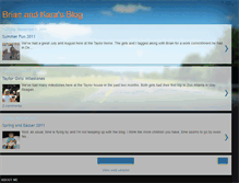 Tablet Screenshot of brianandkarataylor.blogspot.com
