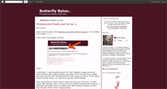 Desktop Screenshot of butterflybytes.blogspot.com