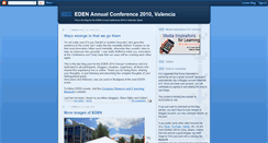 Desktop Screenshot of edenconference10.blogspot.com