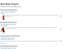 Tablet Screenshot of bestbodyshapers.blogspot.com