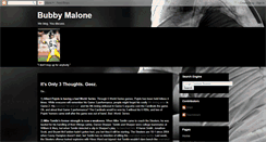 Desktop Screenshot of bubbymalone.blogspot.com