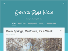 Tablet Screenshot of gottarunnow.blogspot.com