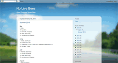 Desktop Screenshot of nolivebees.blogspot.com