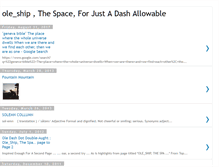 Tablet Screenshot of ole-ship.blogspot.com