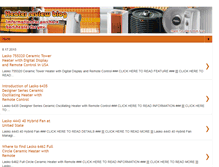 Tablet Screenshot of heaters-review.blogspot.com