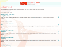 Tablet Screenshot of cyberforest.blogspot.com