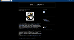 Desktop Screenshot of lasalleklang.blogspot.com