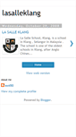 Mobile Screenshot of lasalleklang.blogspot.com