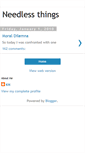 Mobile Screenshot of needless-things.blogspot.com