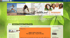 Desktop Screenshot of healthandtreasure.blogspot.com