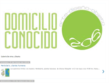 Tablet Screenshot of galeriadomicilioconocido.blogspot.com