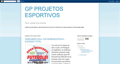 Desktop Screenshot of gpprojetosesportivos.blogspot.com