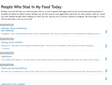 Tablet Screenshot of peoplewhoshatinmyfoodtoday.blogspot.com