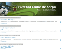 Tablet Screenshot of futebolclubeserpaveteranos.blogspot.com