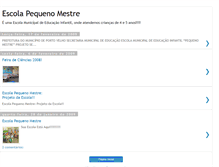 Tablet Screenshot of escolapequenomestre.blogspot.com