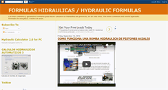 Desktop Screenshot of formulashidraulicas.blogspot.com