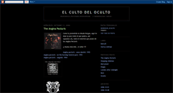 Desktop Screenshot of elcultodeloculto.blogspot.com