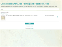 Tablet Screenshot of hire4onlinejobs.blogspot.com