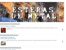 Tablet Screenshot of esterasdemetal.blogspot.com