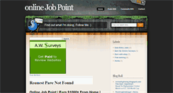 Desktop Screenshot of online-jobpoint.blogspot.com