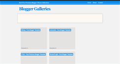 Desktop Screenshot of bloggergalleries.blogspot.com