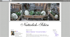 Desktop Screenshot of natuerlichschoen71.blogspot.com