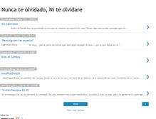 Tablet Screenshot of nuncateolvidado.blogspot.com