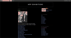 Desktop Screenshot of nppexhibitions.blogspot.com