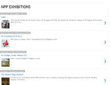 Tablet Screenshot of nppexhibitions.blogspot.com