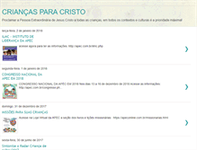 Tablet Screenshot of criparacristo.blogspot.com